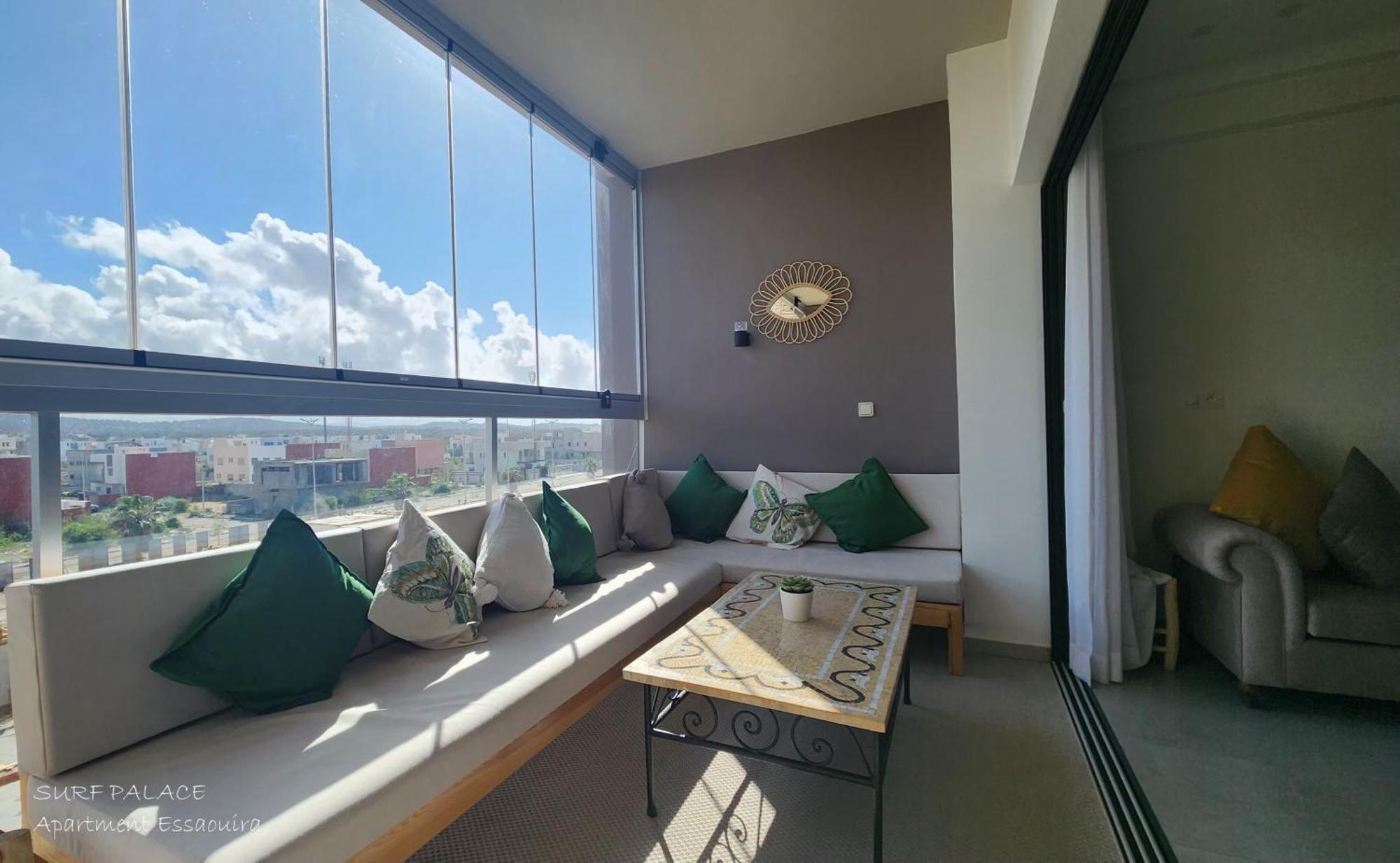 Surf Palace Beachfront Apartment 에사우이라 외부 사진