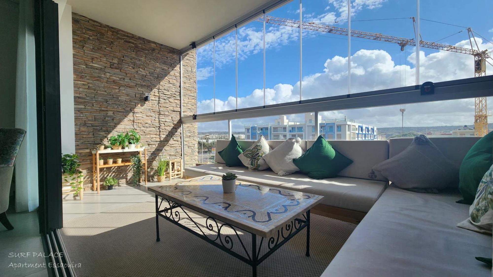 Surf Palace Beachfront Apartment 에사우이라 외부 사진